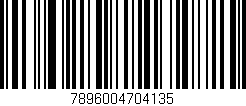 Código de barras (EAN, GTIN, SKU, ISBN): '7896004704135'