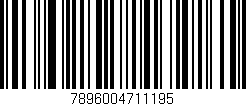 Código de barras (EAN, GTIN, SKU, ISBN): '7896004711195'
