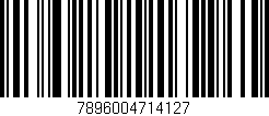 Código de barras (EAN, GTIN, SKU, ISBN): '7896004714127'