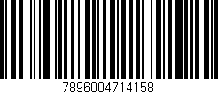 Código de barras (EAN, GTIN, SKU, ISBN): '7896004714158'