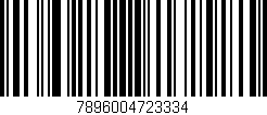Código de barras (EAN, GTIN, SKU, ISBN): '7896004723334'