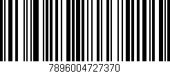 Código de barras (EAN, GTIN, SKU, ISBN): '7896004727370'