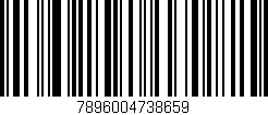 Código de barras (EAN, GTIN, SKU, ISBN): '7896004738659'