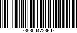 Código de barras (EAN, GTIN, SKU, ISBN): '7896004738697'