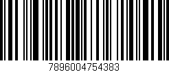Código de barras (EAN, GTIN, SKU, ISBN): '7896004754383'