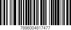 Código de barras (EAN, GTIN, SKU, ISBN): '7896004817477'