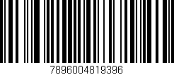Código de barras (EAN, GTIN, SKU, ISBN): '7896004819396'