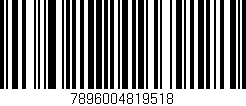 Código de barras (EAN, GTIN, SKU, ISBN): '7896004819518'