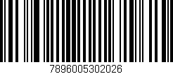 Código de barras (EAN, GTIN, SKU, ISBN): '7896005302026'