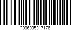 Código de barras (EAN, GTIN, SKU, ISBN): '7896005917176'