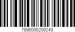 Código de barras (EAN, GTIN, SKU, ISBN): '7896006209249'