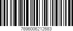 Código de barras (EAN, GTIN, SKU, ISBN): '7896006212683'