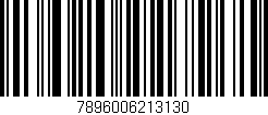 Código de barras (EAN, GTIN, SKU, ISBN): '7896006213130'