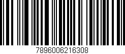Código de barras (EAN, GTIN, SKU, ISBN): '7896006216308'