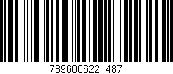 Código de barras (EAN, GTIN, SKU, ISBN): '7896006221487'