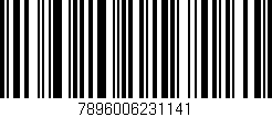 Código de barras (EAN, GTIN, SKU, ISBN): '7896006231141'