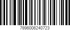 Código de barras (EAN, GTIN, SKU, ISBN): '7896006240723'