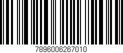 Código de barras (EAN, GTIN, SKU, ISBN): '7896006267010'
