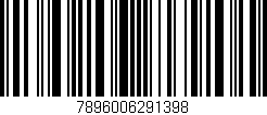 Código de barras (EAN, GTIN, SKU, ISBN): '7896006291398'