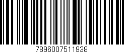 Código de barras (EAN, GTIN, SKU, ISBN): '7896007511938'