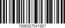 Código de barras (EAN, GTIN, SKU, ISBN): '7896007541867'