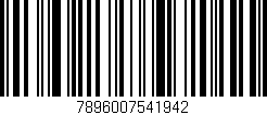 Código de barras (EAN, GTIN, SKU, ISBN): '7896007541942'