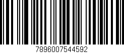 Código de barras (EAN, GTIN, SKU, ISBN): '7896007544592'
