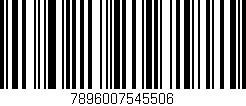 Código de barras (EAN, GTIN, SKU, ISBN): '7896007545506'