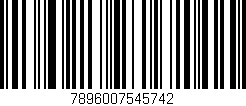Código de barras (EAN, GTIN, SKU, ISBN): '7896007545742'