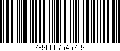Código de barras (EAN, GTIN, SKU, ISBN): '7896007545759'