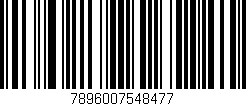 Código de barras (EAN, GTIN, SKU, ISBN): '7896007548477'