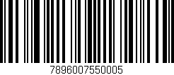 Código de barras (EAN, GTIN, SKU, ISBN): '7896007550005'