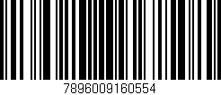 Código de barras (EAN, GTIN, SKU, ISBN): '7896009160554'