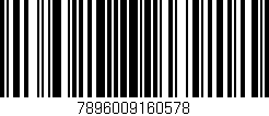 Código de barras (EAN, GTIN, SKU, ISBN): '7896009160578'
