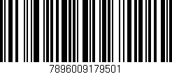 Código de barras (EAN, GTIN, SKU, ISBN): '7896009179501'