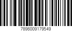 Código de barras (EAN, GTIN, SKU, ISBN): '7896009179549'