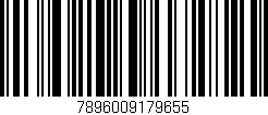Código de barras (EAN, GTIN, SKU, ISBN): '7896009179655'