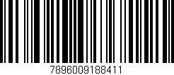 Código de barras (EAN, GTIN, SKU, ISBN): '7896009188411'