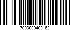 Código de barras (EAN, GTIN, SKU, ISBN): '7896009400162'
