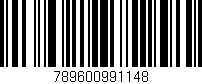 Código de barras (EAN, GTIN, SKU, ISBN): '789600991148'