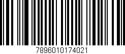 Código de barras (EAN, GTIN, SKU, ISBN): '7896010174021'