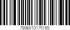 Código de barras (EAN, GTIN, SKU, ISBN): '7896010175165'