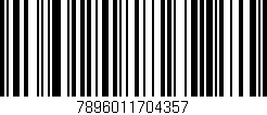Código de barras (EAN, GTIN, SKU, ISBN): '7896011704357'