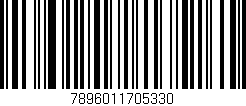 Código de barras (EAN, GTIN, SKU, ISBN): '7896011705330'