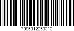 Código de barras (EAN, GTIN, SKU, ISBN): '7896012259313'