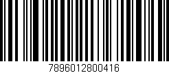 Código de barras (EAN, GTIN, SKU, ISBN): '7896012800416'