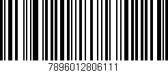 Código de barras (EAN, GTIN, SKU, ISBN): '7896012806111'