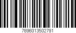 Código de barras (EAN, GTIN, SKU, ISBN): '7896013502791'