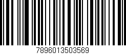 Código de barras (EAN, GTIN, SKU, ISBN): '7896013503569'