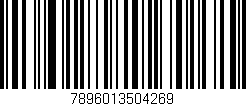Código de barras (EAN, GTIN, SKU, ISBN): '7896013504269'